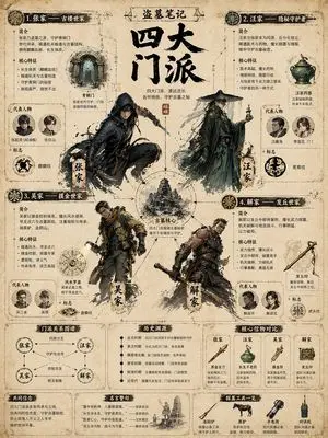 Vintage Faction Infographic Poster