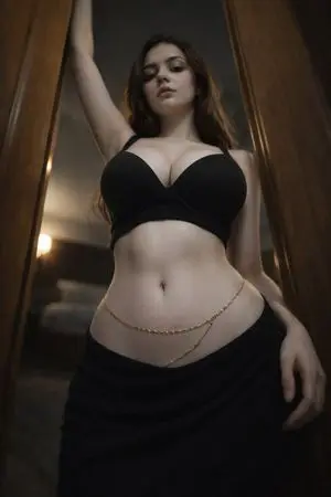 Ultra Photorealistic Black Fashion Portrait