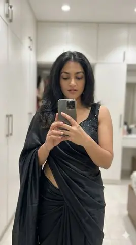 Ultra-Photorealistic Saree Mirror Selfie