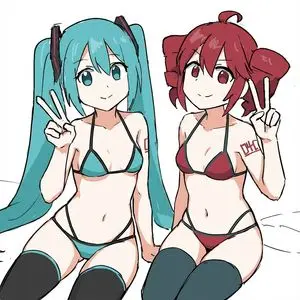 Anime Character Style Transfer to Bikini and Stockings