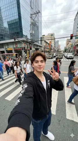 Urban Streetwear Wide-Angle Group Selfie