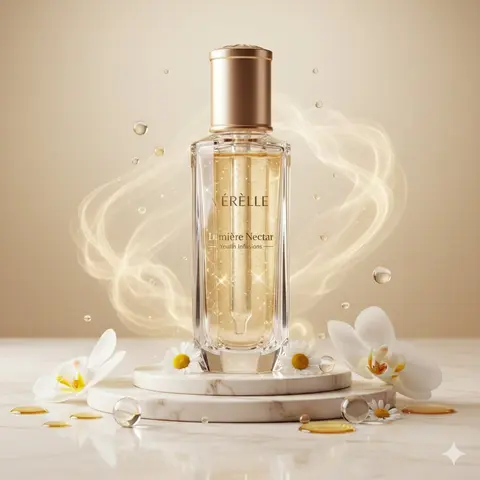 Lumière Nectar — Youth Infusions Ultra Realistic Luxury Skincare Commercial Photography