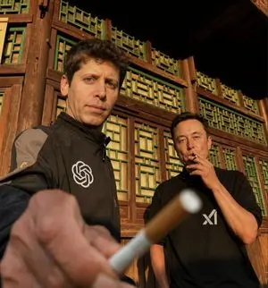 Golden Hour Tech Rivals Portrait