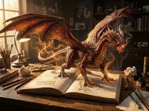 Magical Sketchbook Art Coming to Life