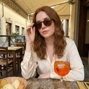 Golden Hour Portrait at Italian Trattoria