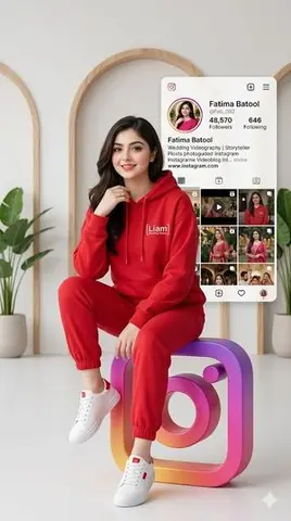 3D Social Media Profile Card