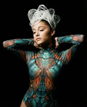 Hyper-Realistic Avant-Garde Fashion Portrait: Cellular Elegance