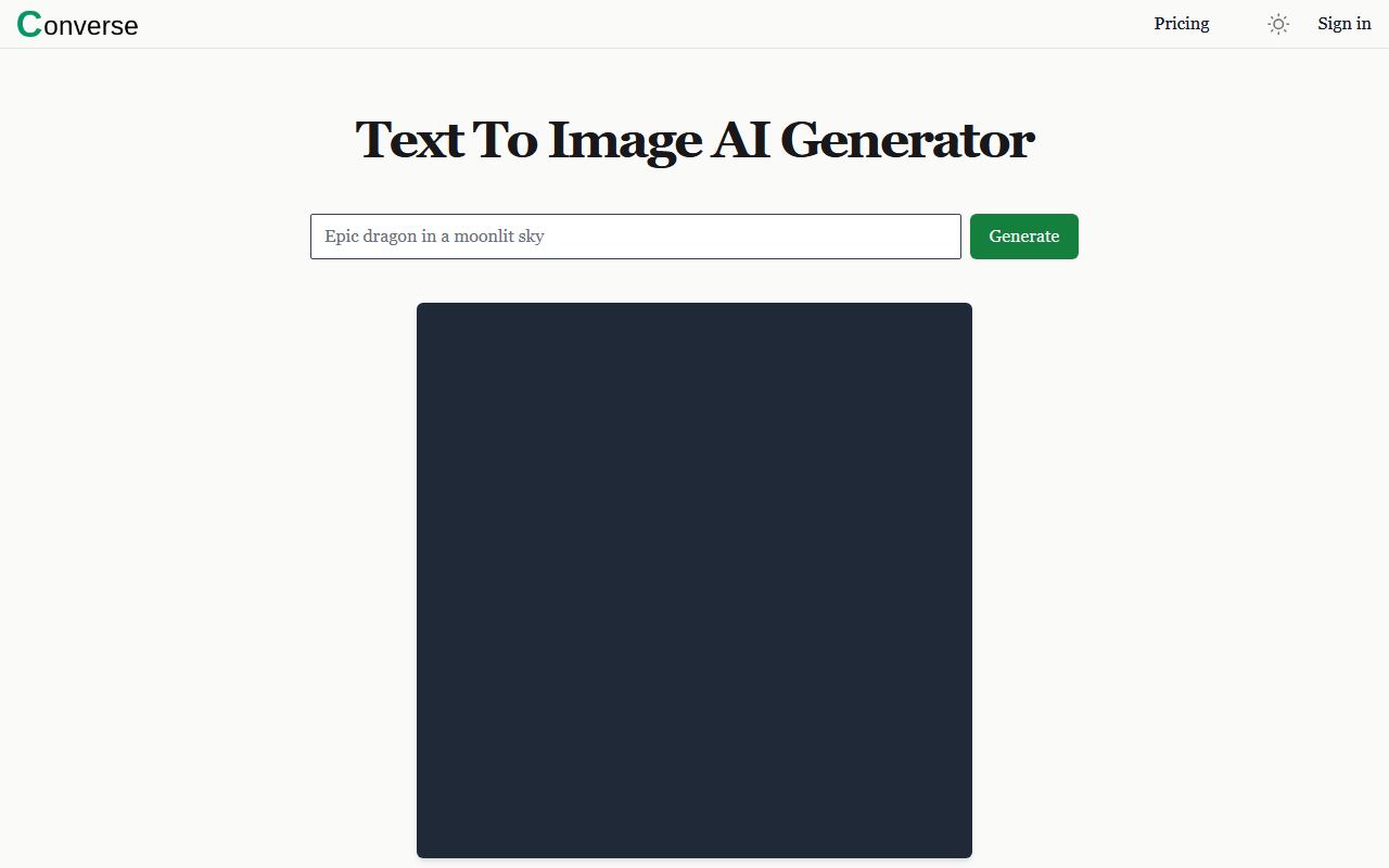Screenshot of GenPictures official website