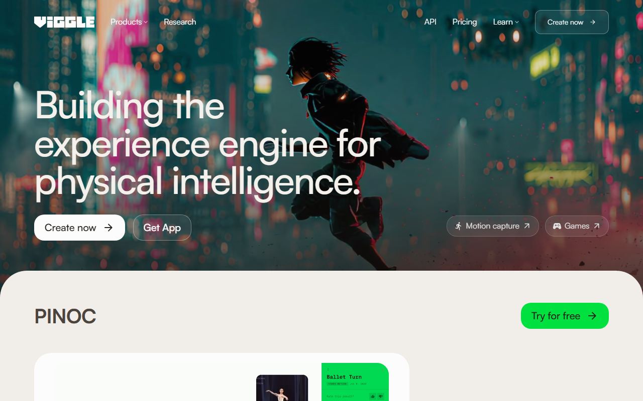 Screenshot of Viggle official website